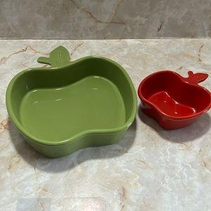 Chantal apple shape baking dishes